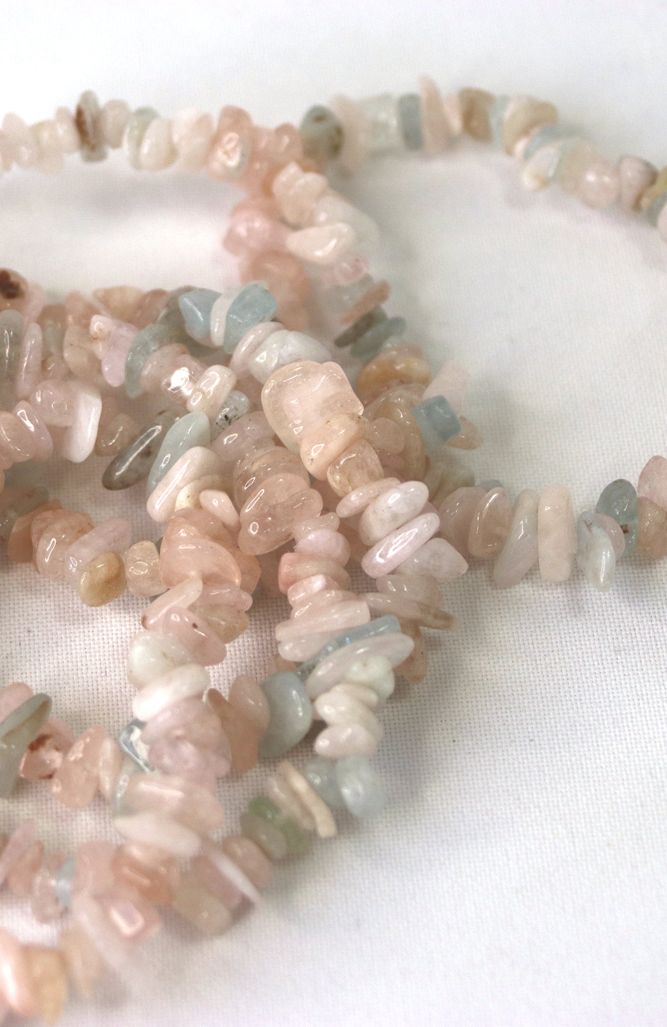 Morganite Chip Bracelet